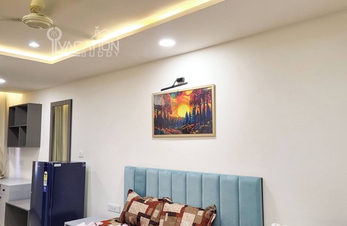 Sanganer Apartment | Charming Studio, Solitaire Suites, Jaipur, Wi-Fi, AC