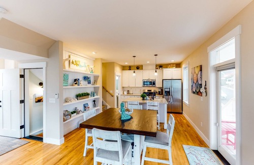 Olivia Beach House | Prime Three-Story Getaway Steps from the Beach with Pool