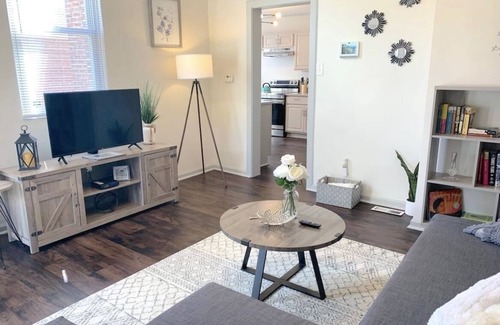 St. Louis House | Inviting Tudor Home near STL with Pet-Friendly Amenities
