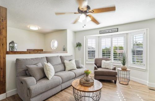 West Jordan House | Cozy Utah Retreat with Fire Pit and Inviting Deck