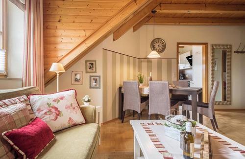 Neufrach Apartment | Inviting Vacation Apartment 5 at Trostelhof with Balcony