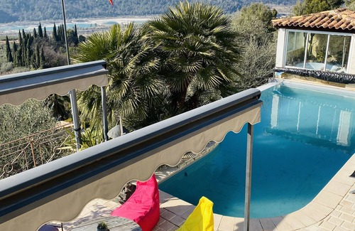 Saint-Martin-du-Var House | Relaxing Villa with Ocean View & Private Pool Retreat