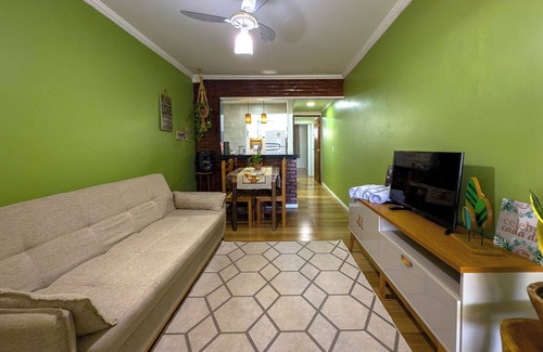 Sao Vicente de Paula Apartment | Charmosa farmhouse com toque verde,free wifi!
