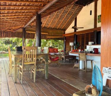Curuipe House | Beachfront Bungalow with Ocean View at Outeiro das Brisas