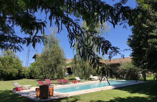 Sainte-Eulalie House | Elegant Charter of Yesteryear with Ocean View & Pool Access