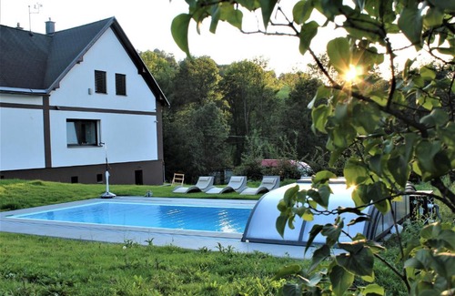 Zlate Hory Ski Chalet | Unforgettable Stay at Chata NaHory: Pool & Hot Tub Awaits