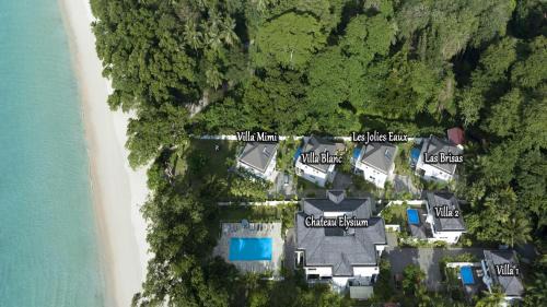 Beau Vallon Villa | Elegant Chateau Elysium: Oceanfront Two-Bedroom Villa