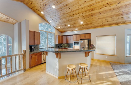 Country Club Estates House | Cherry Hills | Spacious Tahoe Cabin with Deck, Fireplace & Open Interiors