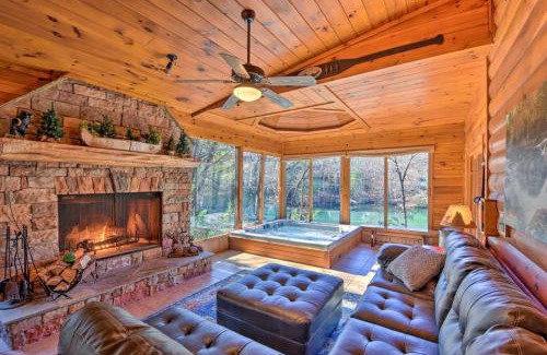 Blue Ridge House | Tranquil Retreat at Luxe Haven on Cherry Lake with Fire Pit