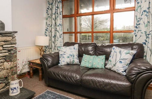 Penny Bridge Cottage | Pet-Friendly Cherry Tree Barn with Cozy Open Fire