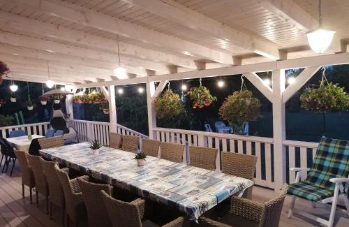 Balatonszemes House | Oceanfront Cherry Tree Cottage with Pool in Balatonszemes