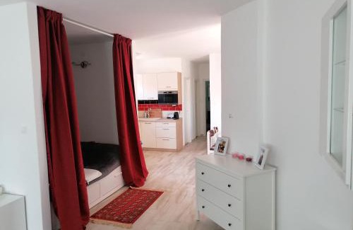 Balatonszemes House | Oceanfront Cherry Tree Cottage with Pool in Balatonszemes