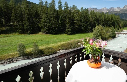 Pontresina Apartment | Relaxing Retreat at Chesa Misaun by Interhome with Lake View