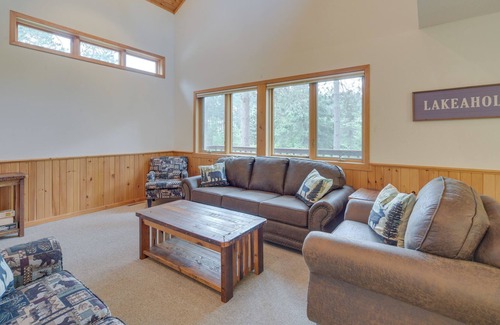Chetek Cabin | Chetek Lodge w/ Deck on Moose Ear Creek!