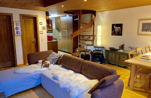 Saanen Apartment | Indulge in Comfort at Chez-Nous by Interhome with Spa