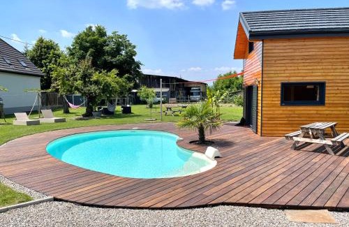 Flaxlanden House | Chez Seb et Lilou - Chalet - piscine partagée - parking - proche Mulhouse