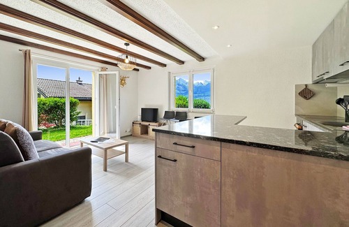 Salins Apartment | Discover Chez Tonton: Family-Friendly Stay Near Sion