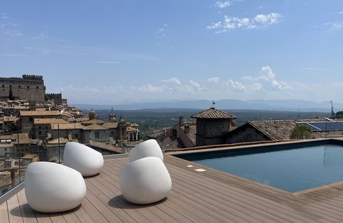 Soriano nel Cimino Condo | Modern 1-Bed Apartment in Historic Resort with Spa Access