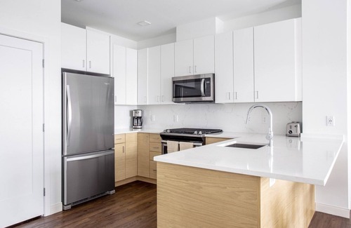 Newtonville Apartment | Stylish 1BR Near Newtonville Train with Great Amenities