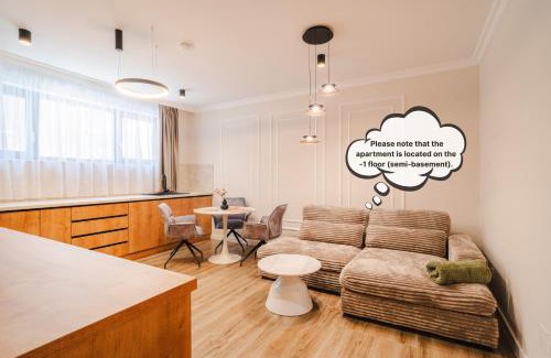 Cluj-Napoca Apartment | Chic 1BR with Office - Calm, Cool & Connected