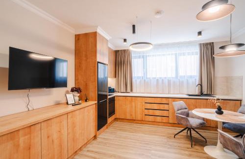 Cluj-Napoca Apartment | Chic 1BR with Office - Calm, Cool & Connected
