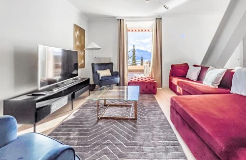 Veytaux Apartment | Modern 2-Bedroom Apartment by Chillon Castle