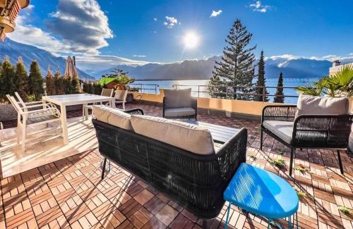 Veytaux Apartment | Modern 2-Bedroom Apartment by Chillon Castle