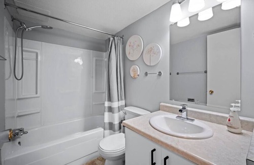 Fort McMurray Apartment | Stylish 2BR Retreat Near Keyano College with Free Parking
