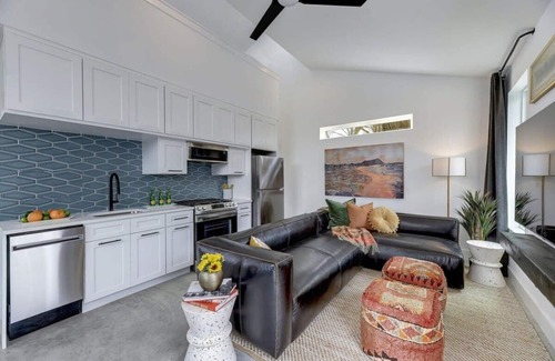 East MLK House | Trendy Austin Home with Private Back Deck & Family Amenities