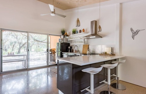 Dripping Springs House | Trendy Barndo with Heated Pool, Firepit & Scenic Trails