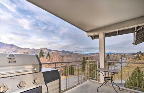 Chelan Apartment | Stylish Chelan Condo with Balcony, Steps to Lake & Downtown