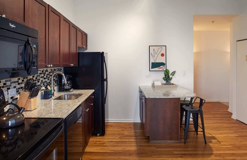 The Loop Apartment | Stylish 2BR Corner Retreat with City & Lake Views