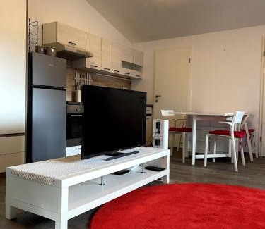 Bezigrad District Apartment | Chic Loft with Open Floor Plan