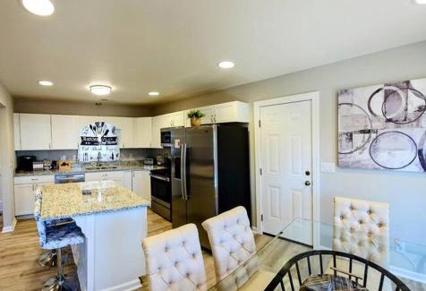 Goose Creek Villa | Stylish Retreat: 3BR Oasis with Private Deck & Child Friendly