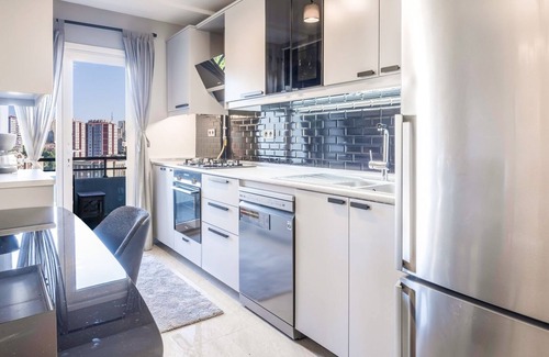 Kucukcekmece Apartment | Stylish Residence Near Mall of Istanbul with Family Amenities