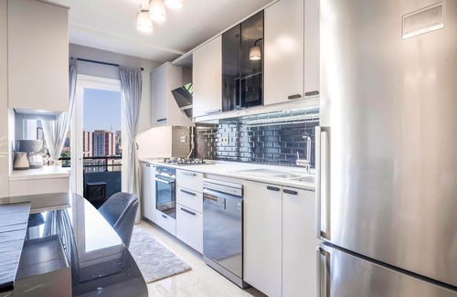 Kucukcekmece Apartment | Modern Residence Near Mall of Istanbul with Family Amenities