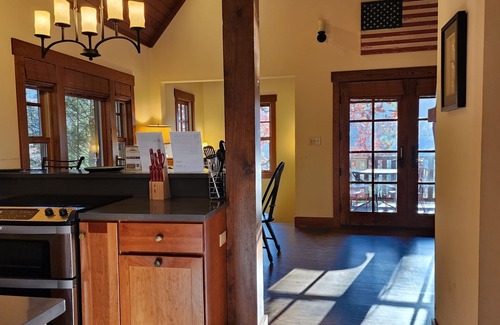 Cheshire Cabin | Cozy Chickadee's Hatch: Fireplace, Jetted Tub & Pool Access
