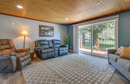 Lake Wissota House | Idyllic Chippewa Falls Retreat on Lake Wissota with Decks