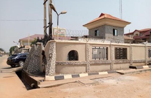 Benin City Cabin | Inviting Room at Choice Gate Hotel with Pool & Hot Tub