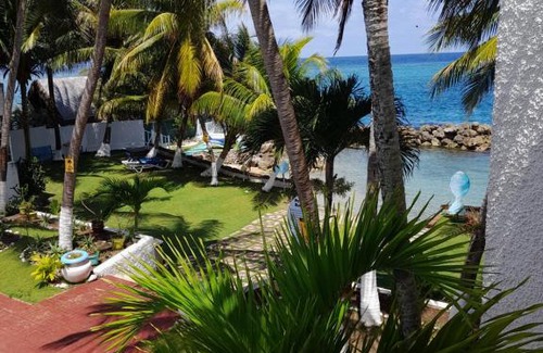 Tower Isle Apartment | Beachfront Retreat at Chrisanns Paradiso - Pet Friendly Stay
