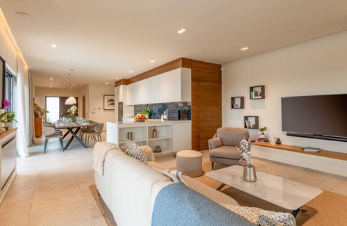 Kastelir-Labinci House | Relax at Christall by Interhome: Oceanfront Pool Retreat