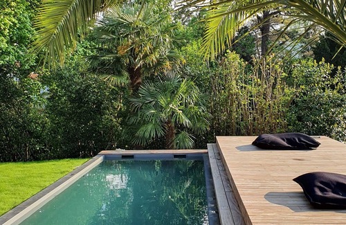 Behobie Apartment | Serene Ciboure Retreat with Pool and Garden Oasis