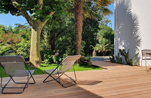 Behobie Apartment | Serene Ciboure Retreat with Pool and Garden Oasis