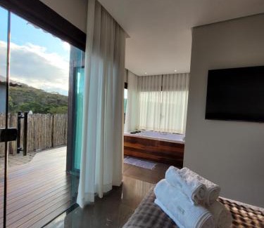 Jaboticatubas Apartment | Pet-Friendly Cipó Lofts with Hot Tub & Perfect 10 Rating