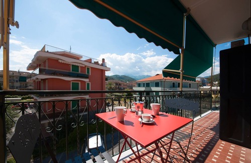Pietra Ligure Apartment | Oceanfront Retreat: Cipriani 5A, Steps from the Beach