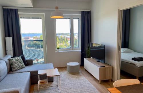 Kuopio Apartment | Scenic City Apartment with Lake View & Free Parking