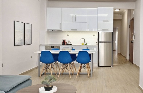 Thessaloniki Apartment | Modern City Center Apartment with Pet-Friendly Amenities