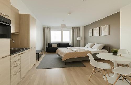 Tampere Apartment | City Home Finland Arena Suite: Prime Location, City Views