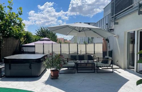 Favoriten Apartment | City Oase, House floor, fitness, garden, jacuzzi, close to subway U1