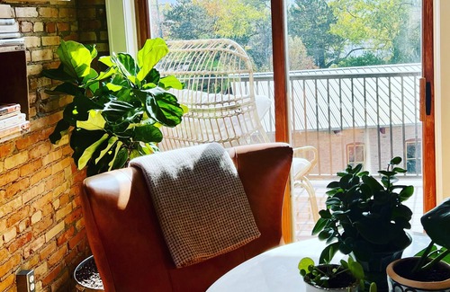 Lansing Apartment | Pet Friendly City Treehouse Loft in Vibrant Old Town Lansing